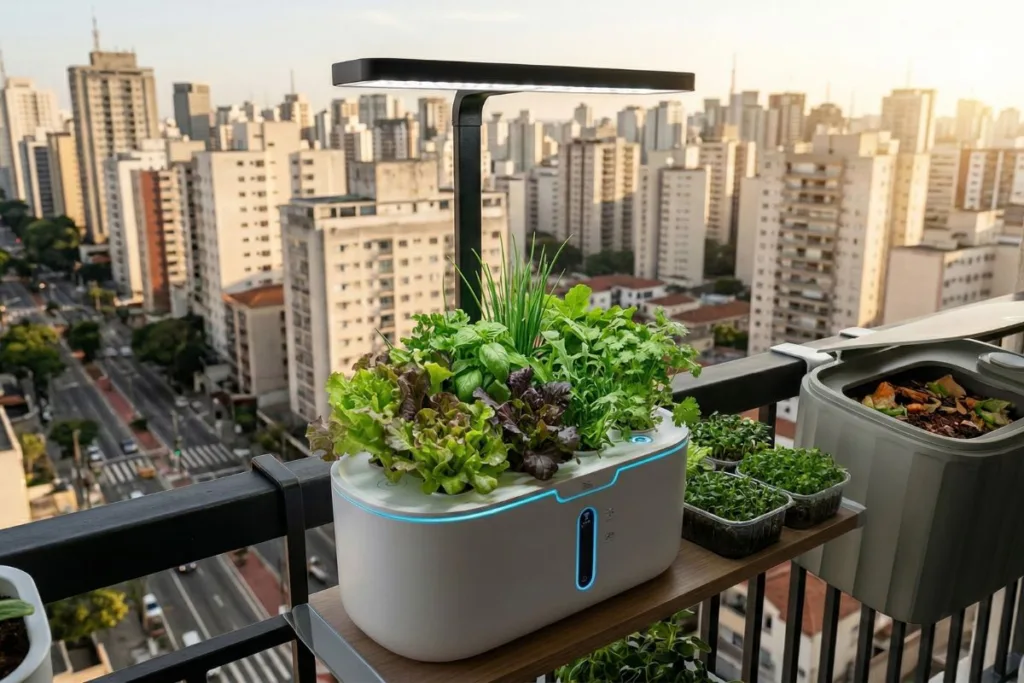 horta em grandes cidades