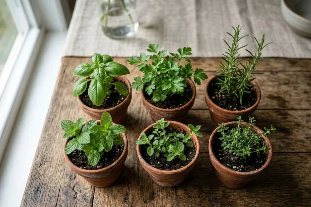 temperos para plantar em casa