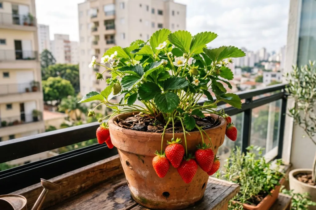 Como Plantar Morango em Vaso
