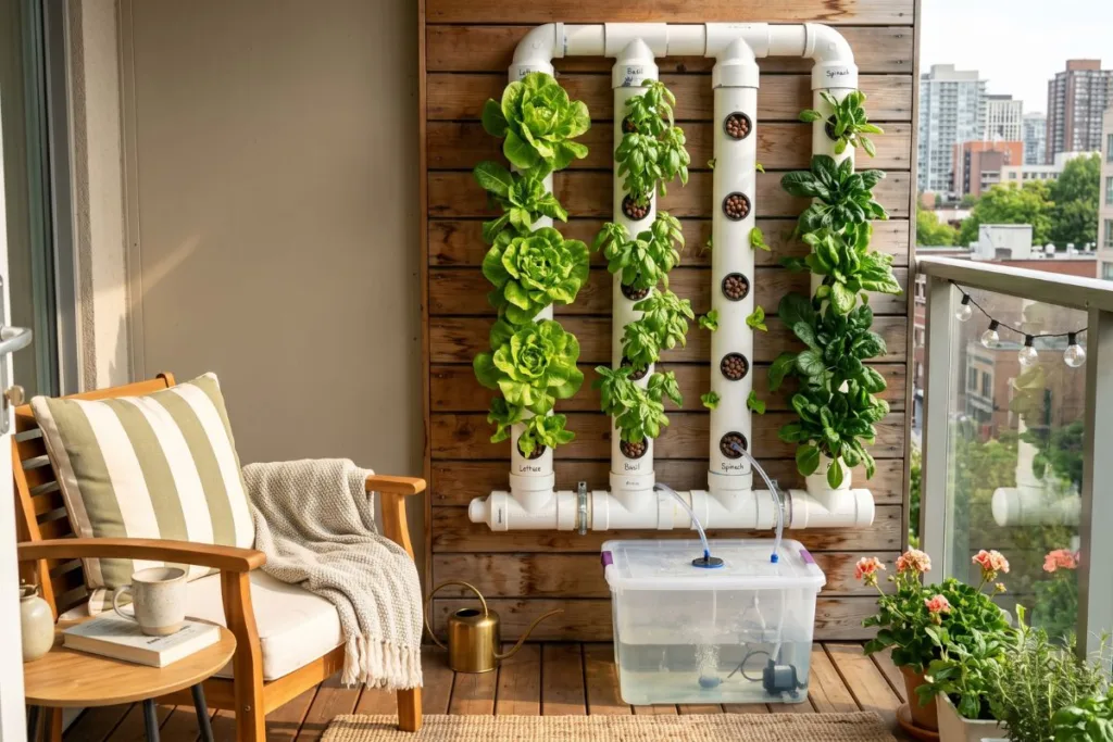Horta Hidropônica em Apartamento
